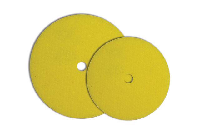 Disques de polissage 125mm - en mousse pour machines à polir – 3 pcs –  jaunes