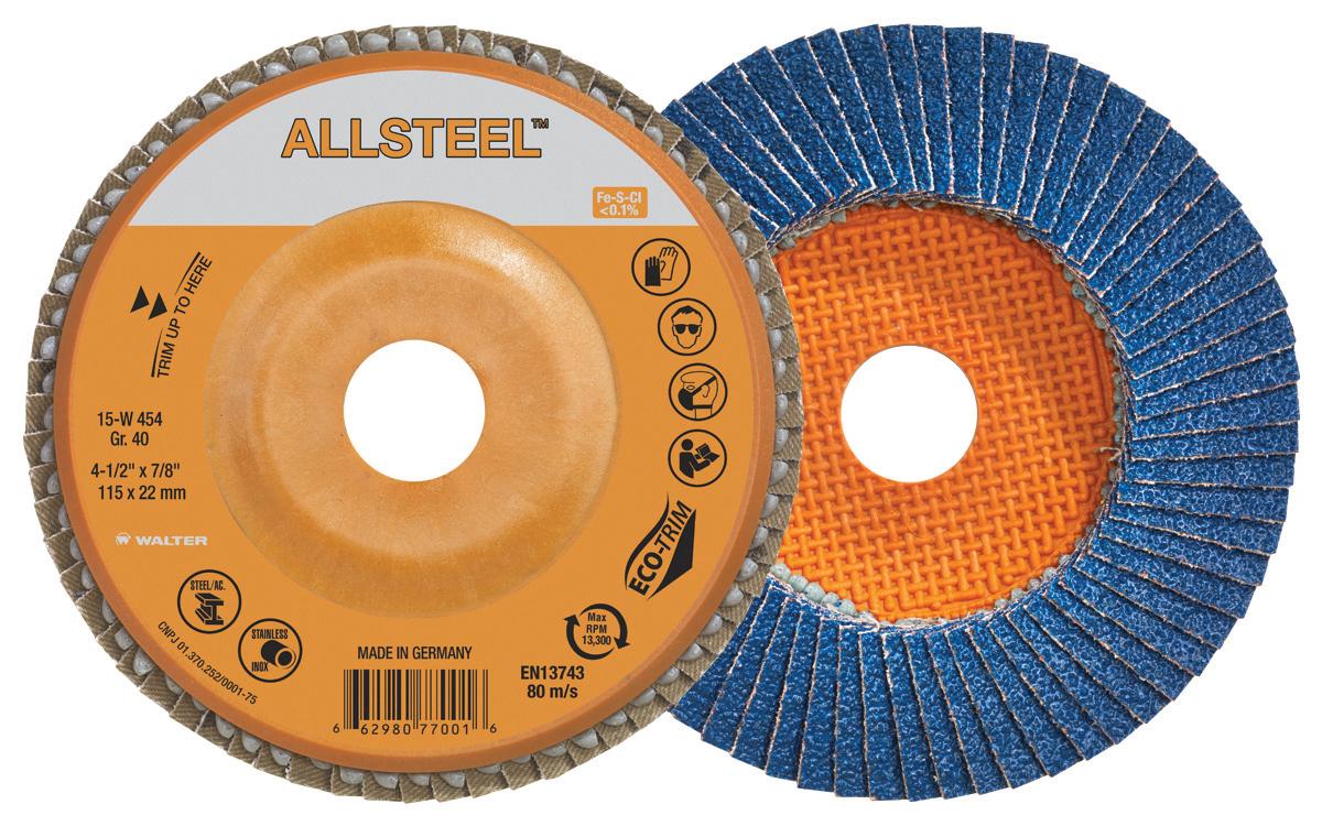 ALLSTEEL™ Flap Discs Walter Surface Technologies